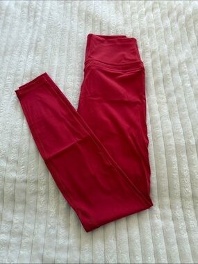 CRZ YOGA Berry Red High-Waist Leggings
